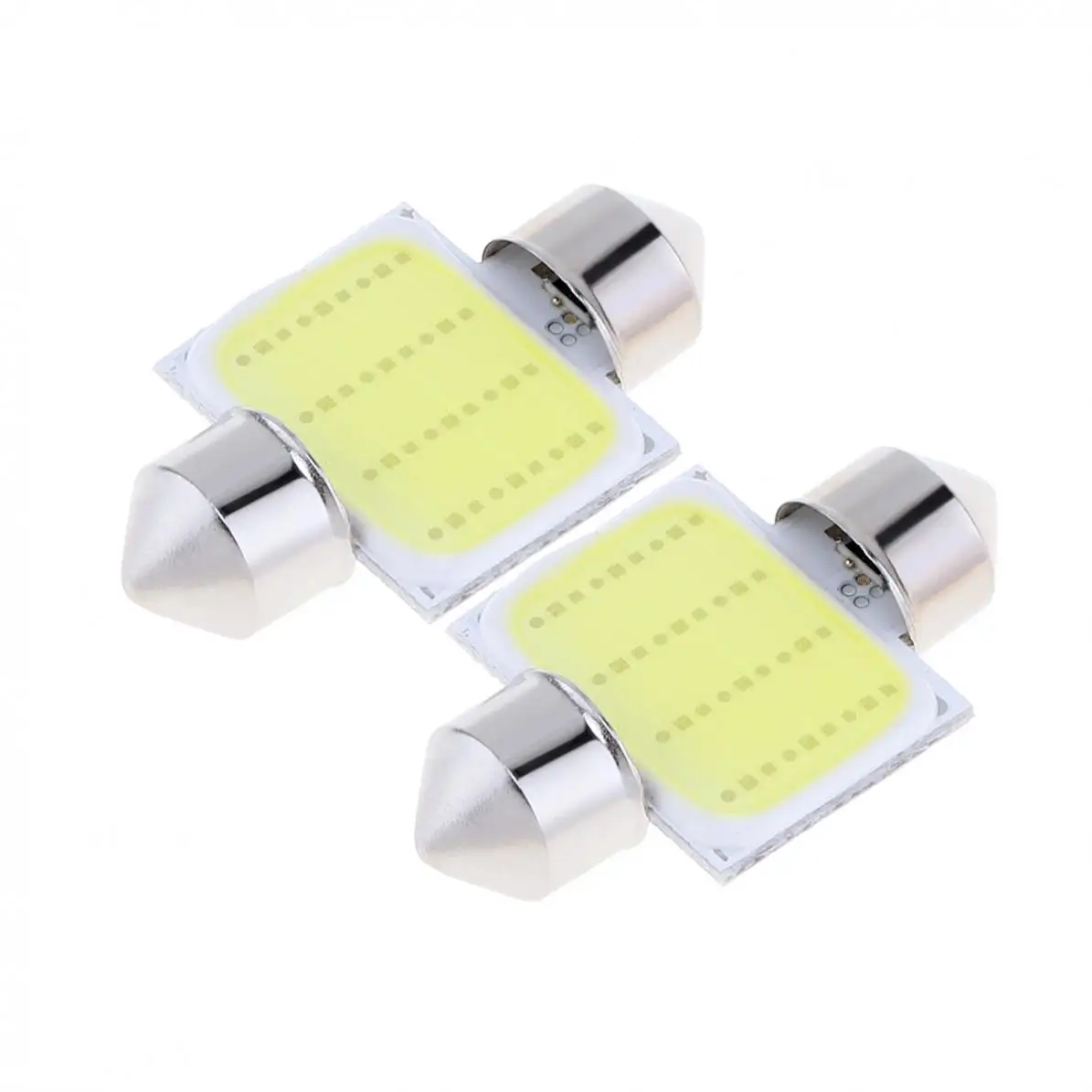 Комплект из 2 предметов белый 31 мм 12 SMD 12V COB светодиодный салона Купол Карта