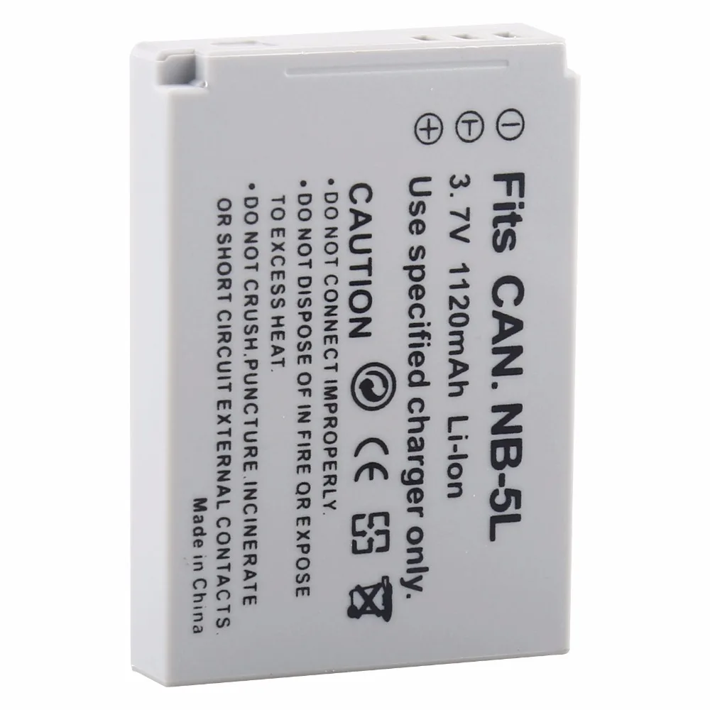 Аккумулятор Probty NB-5L NB5L NB 5L для Canon PowerShot S100 S110 SD790IS SD850IS SD870IS SD880IS SD890IS SD970IS SD990IS SX200IS |