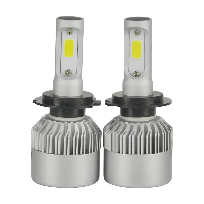 S2 LED 72 Вт/комплект 8000LM/комплект автомобисветильник фар H1 H3 H4 H7 H11 H13 H27 880 9004 HB3 9006 HB4