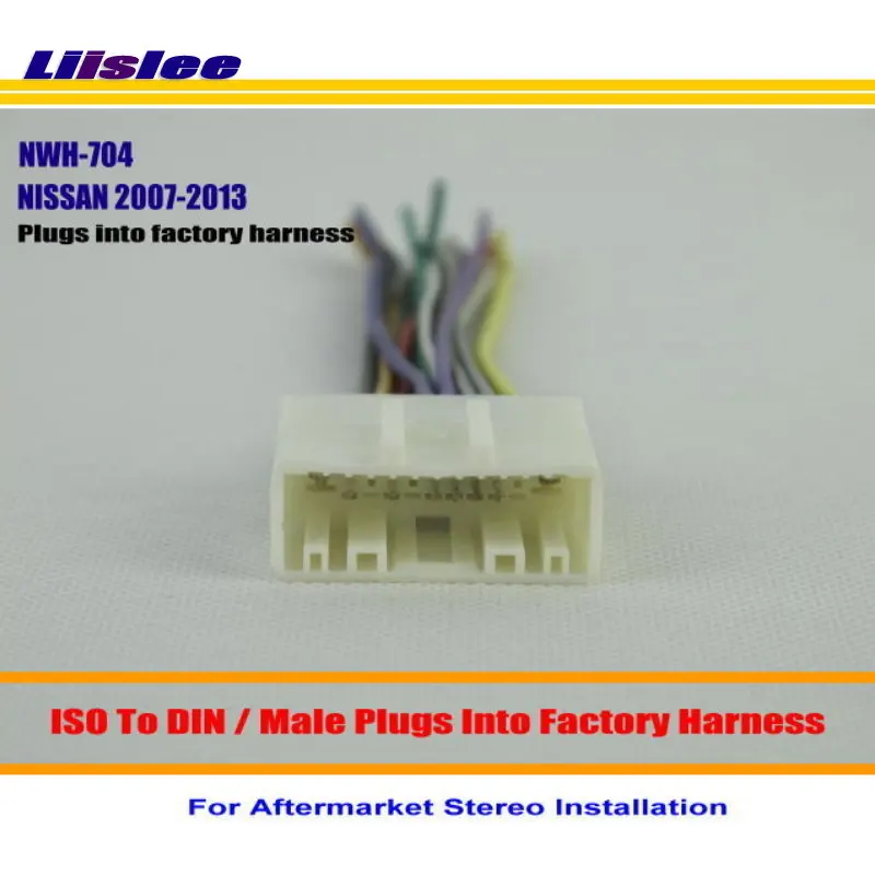 Для Nissan 370Z/Altima/Armada/Cube автомобильный стерео адаптер провода разъем подключается к