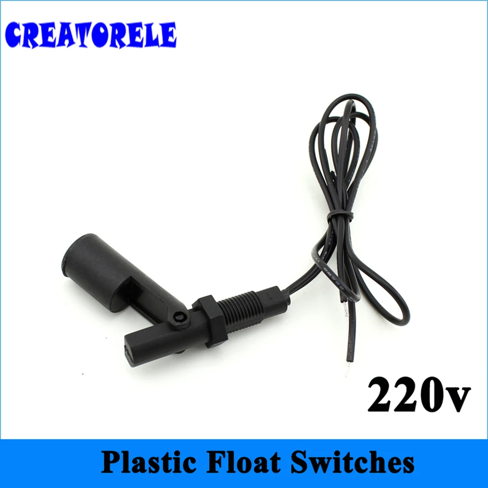 

Горизонтальный Поплавковый мини-датчик уровня воды PCFS8, 220 В, полипропилен, низкое давление, боковое Крепление