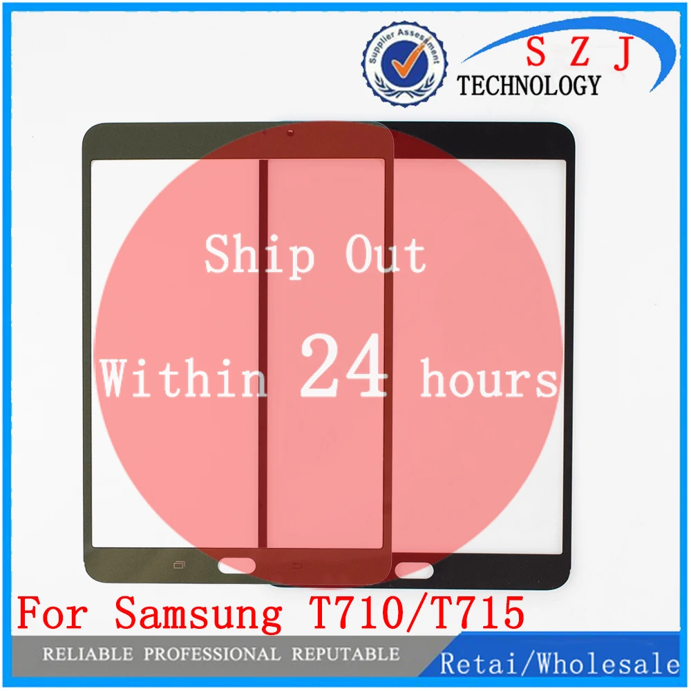 

Новое 8-дюймовое Переднее стекло для Samsung Galaxy Tab S2 8,0 2015 T710 T715 8,0 дюйма сенсорный экран ЖК внешняя панель объектива