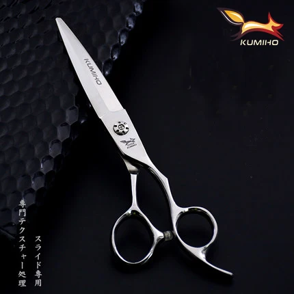 KUMIHO 6 дюймов ножницы для нарезки волос Профессиональные ножницы для стрижки волос из Японии 440C Нержавеющая сталь
