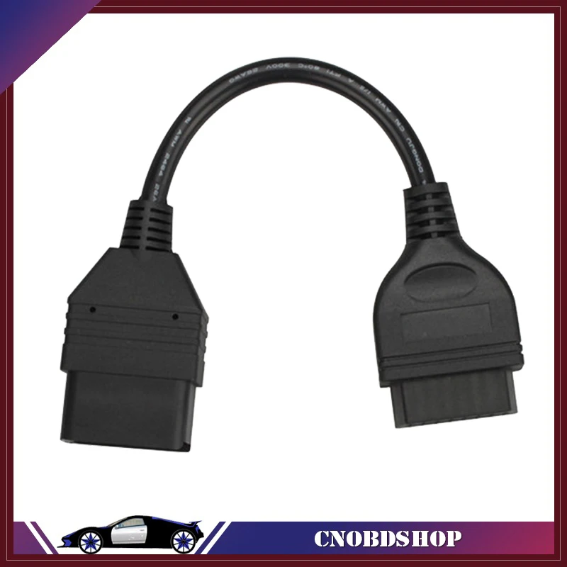 Для Toyota 17 Pin до 16 OBD OBD2 адаптер кабель диагностический интерфейс штырьевой OBDII