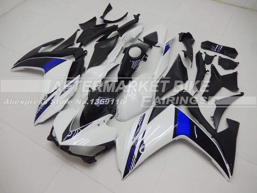 2014 2015 2016 YZF R3 R25 ABS Инжекционный обтекатель комплект для Yamaha YZFR3 YZFR25 жемчужно белый
