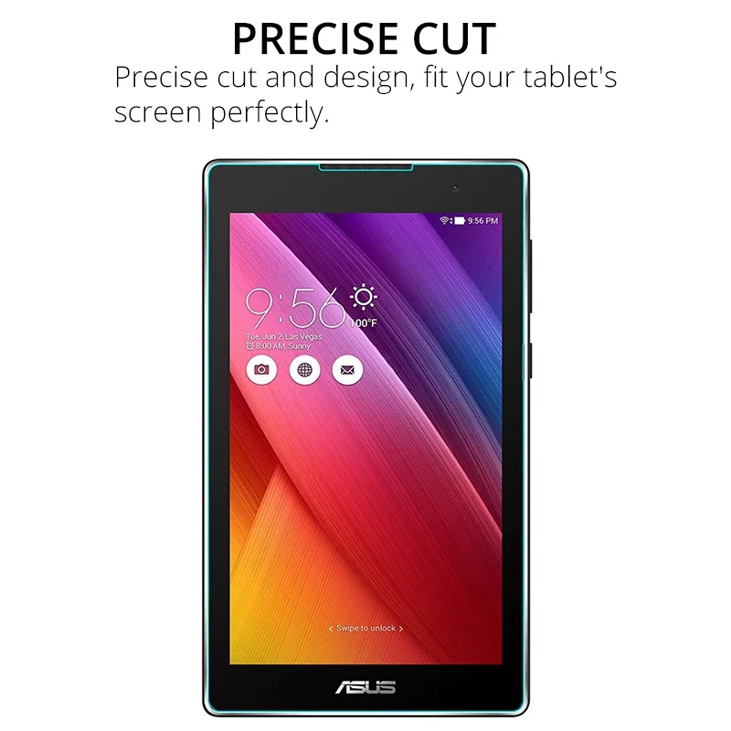 Закаленное защитное стекло 9H для планшета Asus ZenPad Z170 Z380 Z580 Z300 Z500 Z500KL Z581 ZT582KL