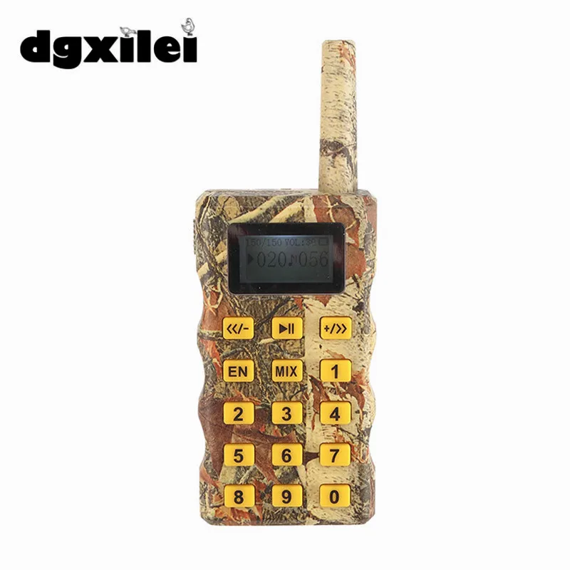 С пультом дистанционного управления 60 Вт Mallard Duck Call Snow Goose call 200 Birds sound hunting MP3 Player bird