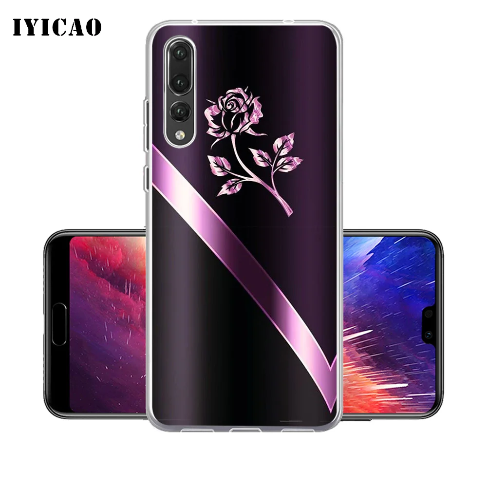 IYICAO художественный Мягкий силиконовый чехол для телефона Huawei P30 P20 Pro P10 P9 P8 Lite P Smart
