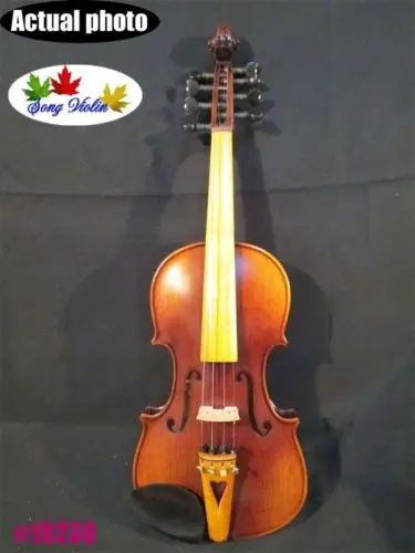 Strad style SONG Professional Maestro 4*4 струны 4/4 скрипка Альта аманор #10230|Детали и аксессуары для