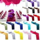 1 шт. 30 см x 275 см атласная настольная дорожка для свадебной вечеринки, банкетного украшения, высокое качество