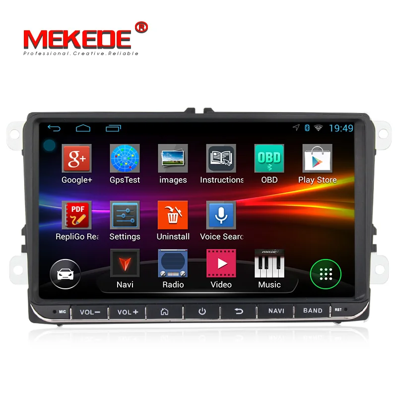 MEKEDE 9 дюймов сенсорный экран 2din Авто DVD для гольф поло Passat Tiguan с 3 г G gps Bluetooth Радио USB