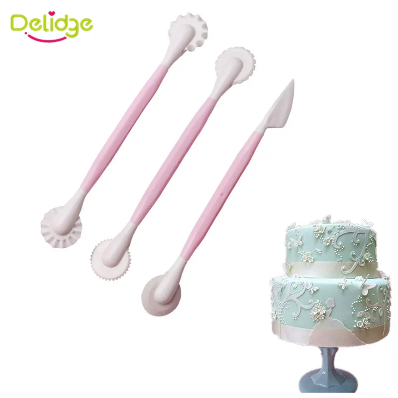 Delidge 3 шт./компл. пластиковая искусственная декоративная ручка 6 шаблонов