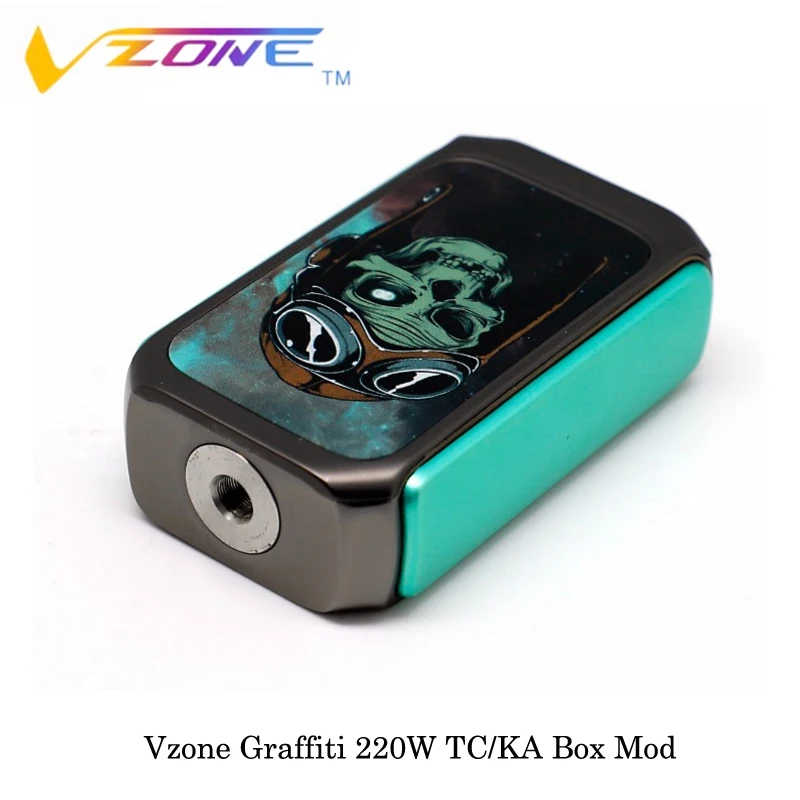 Электронные сигареты Vzone граффити 18650 Вт TC/KA поле Mod по двойной 220 батареи