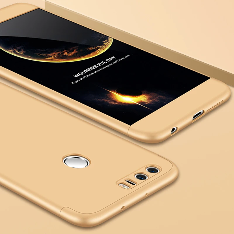 Gkk полный Средства ухода за кожей защитный чехол для Huawei Honor 8 Lite 3 в 1 Combo Тонкий