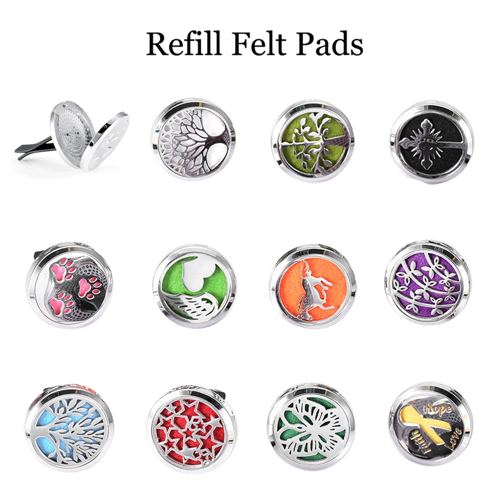 MJL005 Love Pet Paw Pattern автомобильный освежитель воздуха Vent клип-медальон Ароматерапия