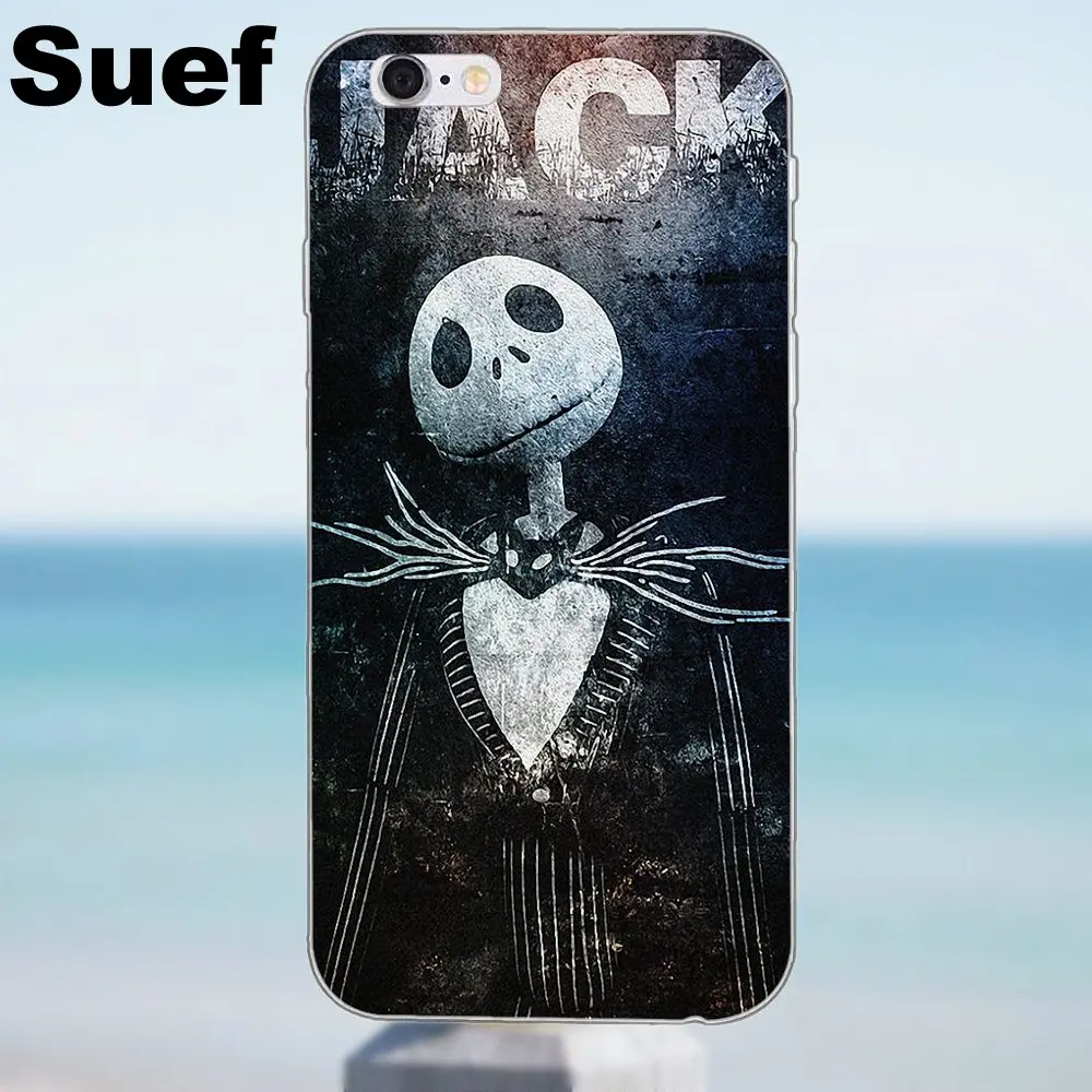 Джек Кошмар перед Рождеством для iPhone X 4 4S 5 5S 5C SE 6 6S 7 8 Plus Galaxy A3 A5 J1 J3 J5 J7 2016 2017 мягкие