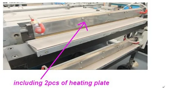 800 мм медный нож для машины по производству пластиковых пакетов с нагревательной