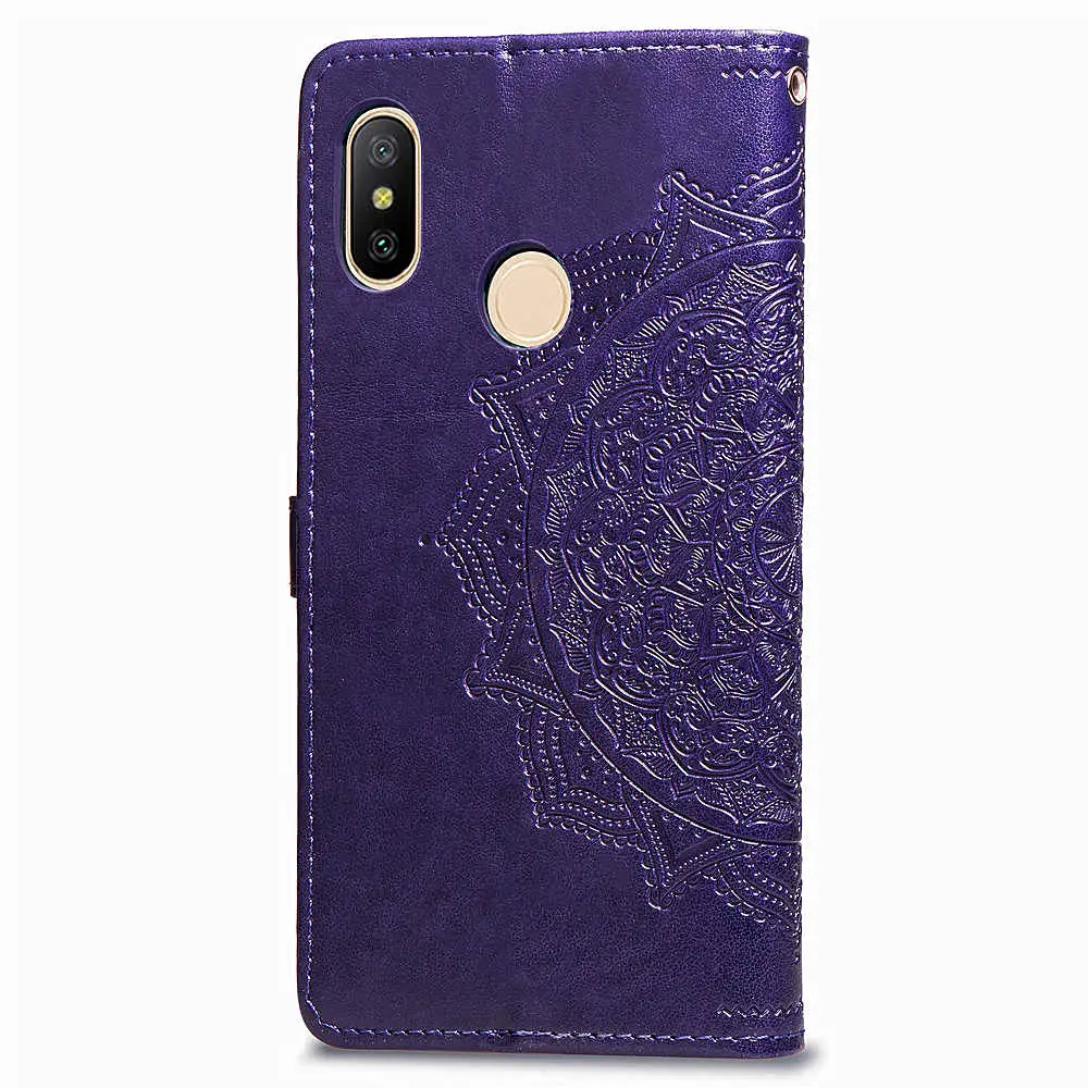 Для Xiaomi 9T 9 Mi 8 Lite A3 A2 lite чехол цветок Мандала Флип кожаный чехол-бумажник для