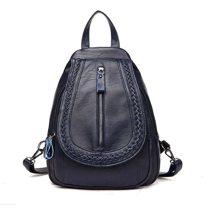2018 Для женщин рюкзак высокое качество кожи Рюкзак Женский школьная сумка для