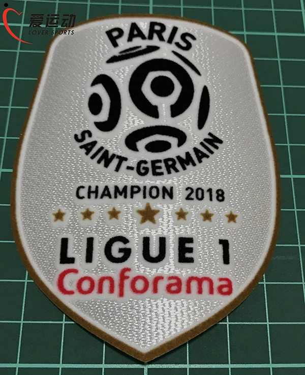 19 PSG home NEYMAR JR#10 Набор именных номеров+ Ligue 1 Чемпион патч+ ooredo Париж NEYMAR JR#10 nameset