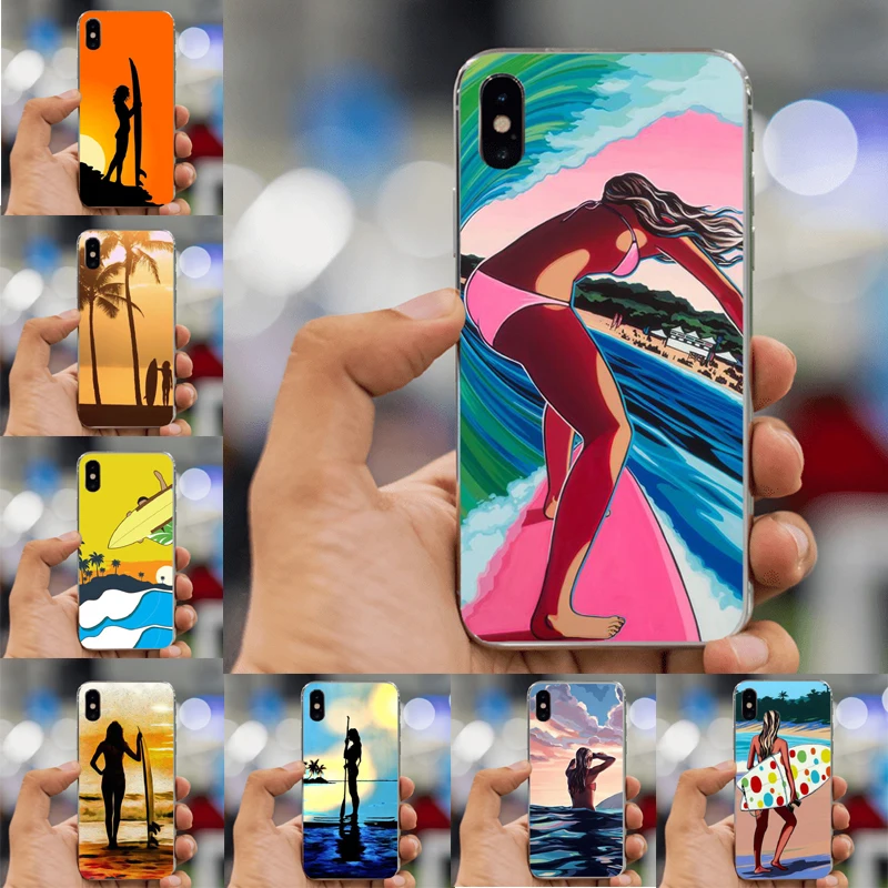 LISHE Sea wave для серфинга лета океана мягкий TPU чехол телефона Apple iPhone XS Max 8 7 6 6S Plus X 10 5 5S