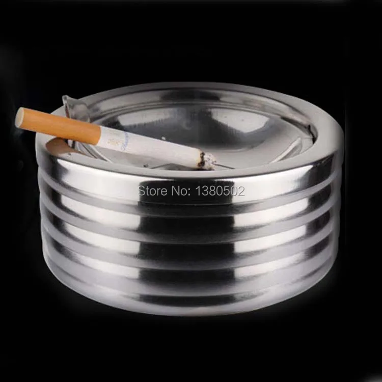 Нержавеющая сталь высшего класса бездымные пепельницы с крышками для