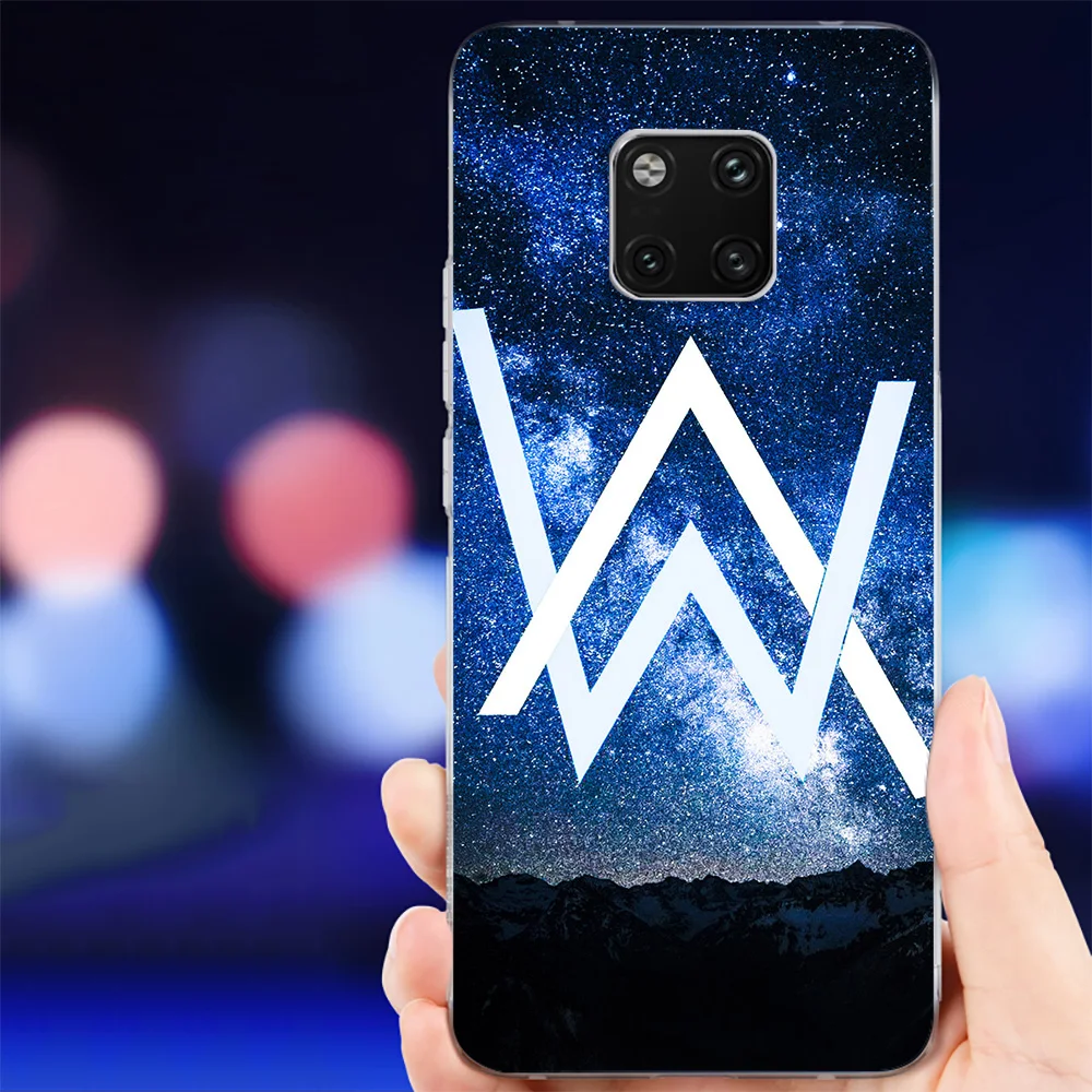 Мягкий силиконовый чехол для телефона IYICAO Alan Walker singer Huawei Mate 10 20 Lite Pro Nova 2 2i 3 3i 4 TPU |