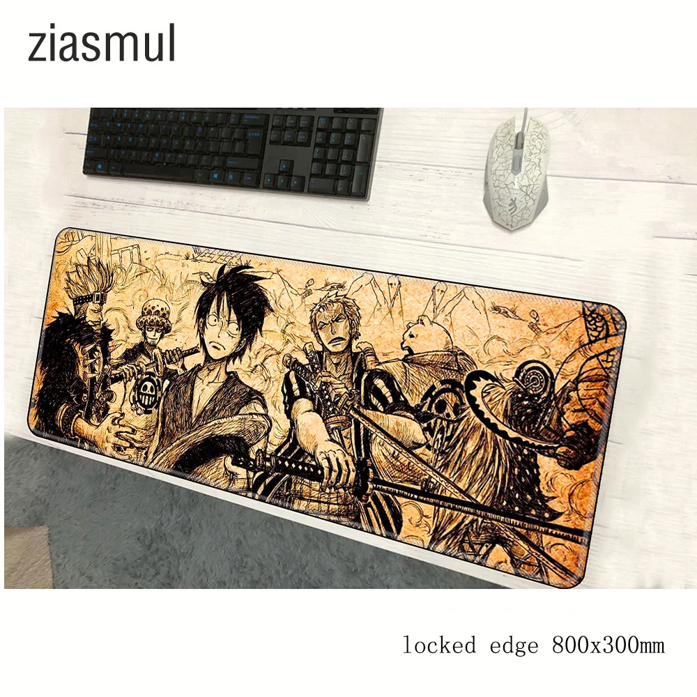 

One Piece padmouse 800x300mm pad to mouse Adorable notbook computer mousepad Luffy gaming mouse pad gamer to laptop mouse mats