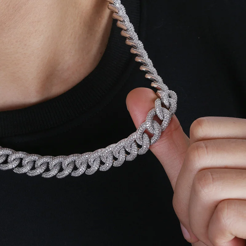 Ожерелье из кубического циркония 13 мм золотое/серебряное с покрытием | Украшения