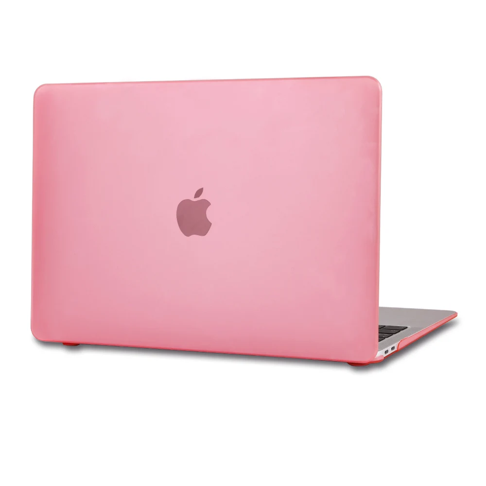 Pink Жесткий пластиковый Чехол Redlai для MacBook Air 13 A1932 Pro retina 13 15 16 дюймов Сенсорная панель A2141 чехол для клавиатуры+ Защитная пленка для экрана - Цвет: Pink