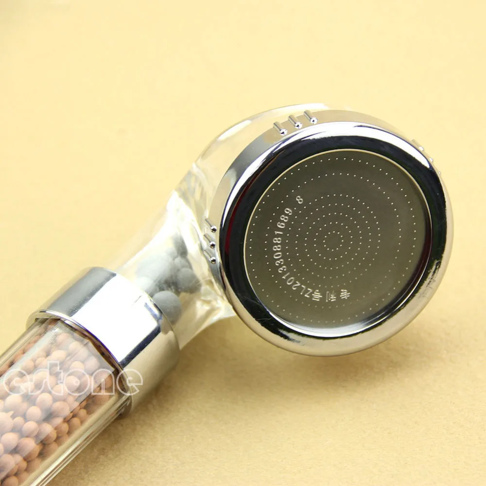 

Healthy 4 in1 Germanium,FIR,ION Shower Head Filter Water Ionizer Removes Chlorine #D7730#
