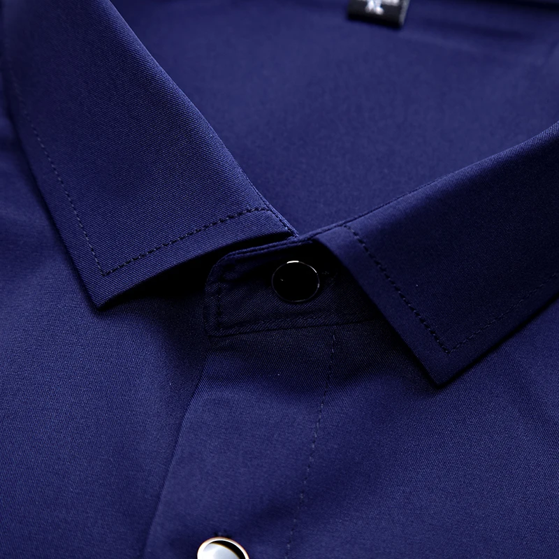AIRGRACIAS 2018 Мужская рубашка однотонная модная Camisa Masculina с длинным рукавом мужская