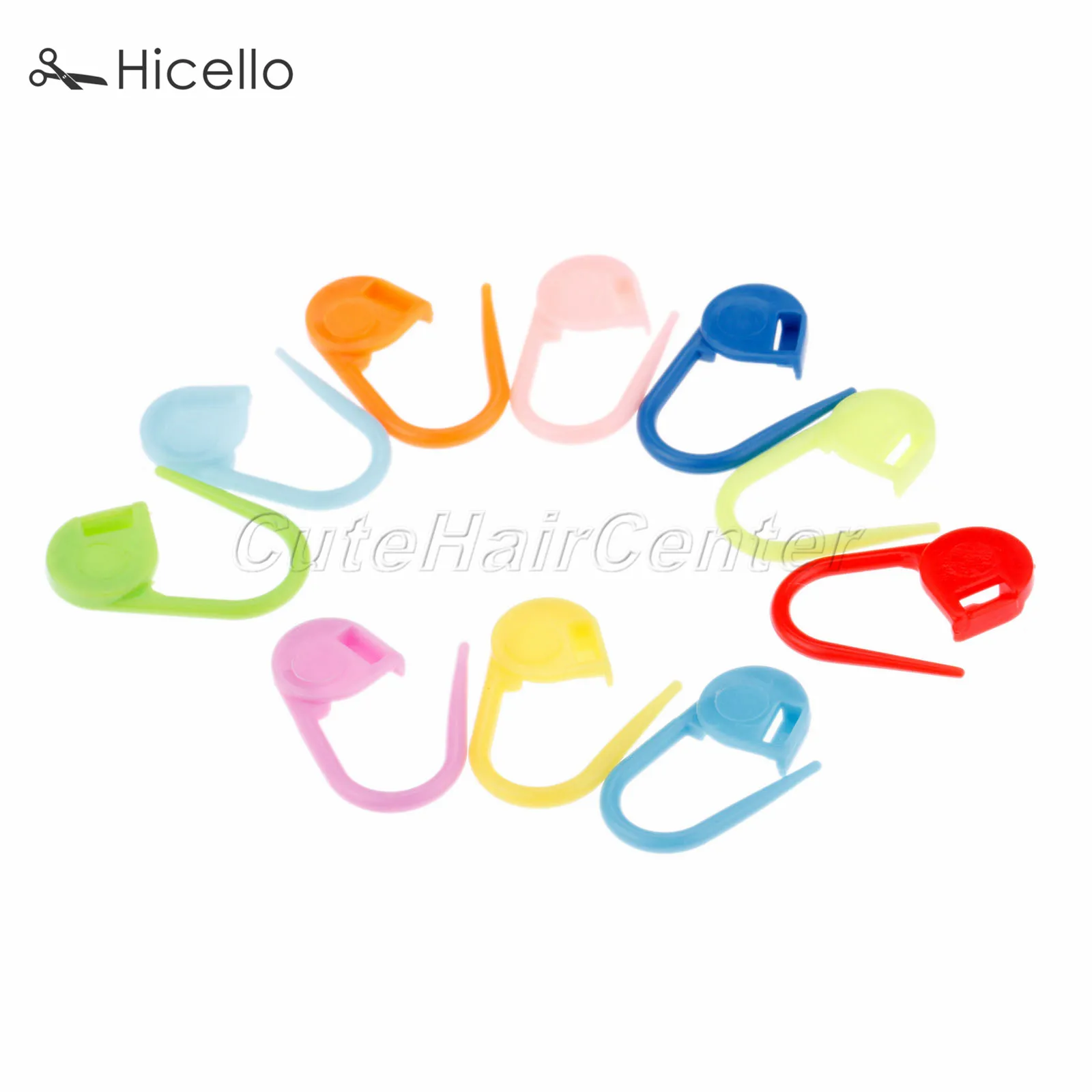 120pcs/104pcs Knitting Crochet Mixed color Plastic Locking Stitch Markers Holder Mini Case Accessories Hicello | Дом и сад