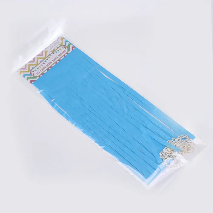 blue paper tassel 5 шт./пакет 14 дюймов ткани Бумага кисточкой фольга гирлянда набор «сделай сам»; Свадебные украшения гирлянды детского дня рождения вечеринка на день рождения из розового золота - Цвет: blue paper tassel