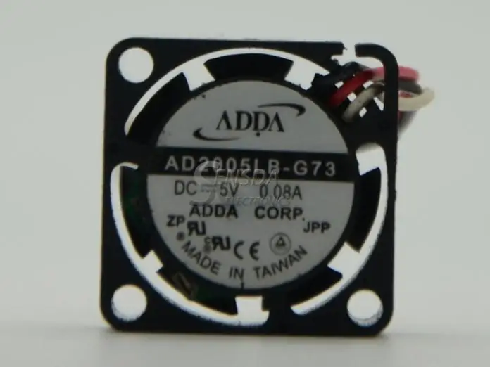 Для ADDA AD2005LB-G73 20x20x10 мм 2 см 20 DC5V 0.08A сервер охлаждения вентилятора 3 провода |