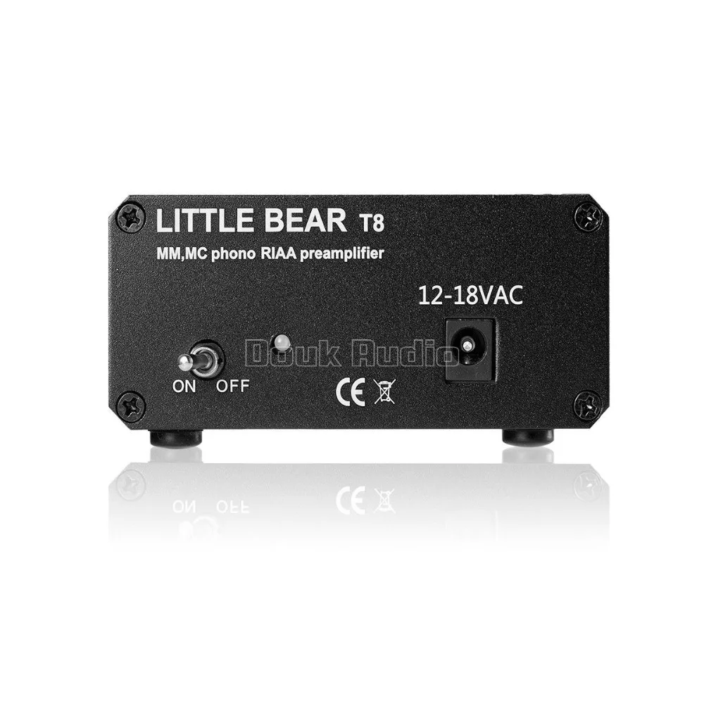 Nobsound маленький медведь T8 Phono RIAA предусилитель мм& MC проигрыватель HiFi мини стерео аудио предусилитель