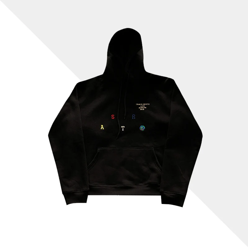 Толстовка с капюшоном ASTROWORLD SCATTERDE из 100% хлопка 1:1 толстовки для мужчин и