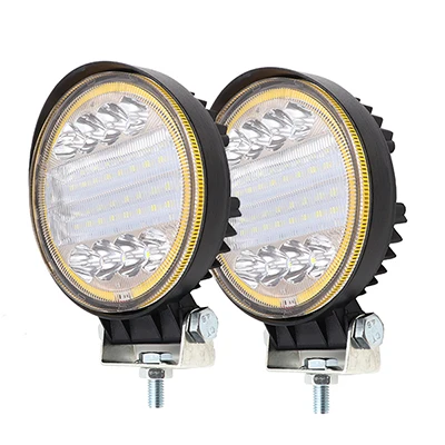 2X Niscarda 4 inch 72 126W 6000K Work Lamp LED Bar Super Bright Outdoor Driving Spot Light For Jeep ATV UAZ SUV 4WD 4x4 Truck - Цвет: 2X