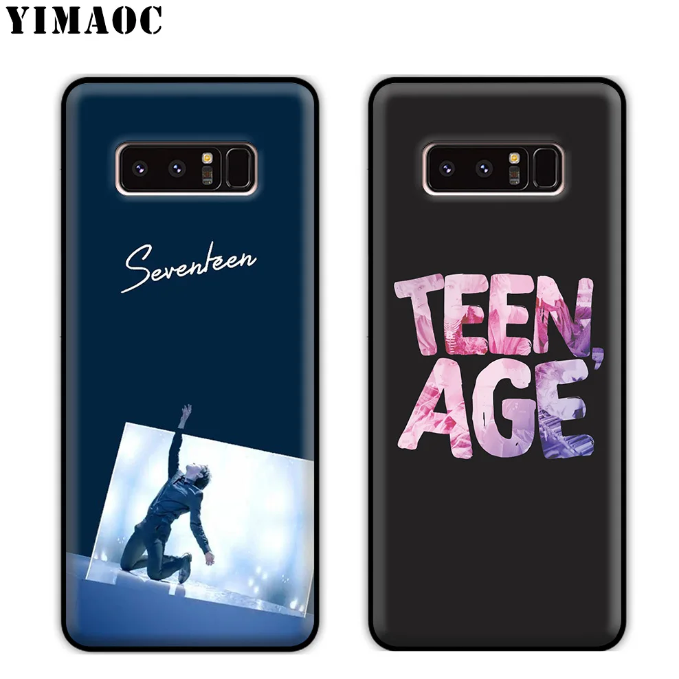 YIMAOC Seventeen Bands Soft Silicone Case for Samsung Galaxy S10 S10e S9 S8 Plus S7 S6 Edge J6 Cover |