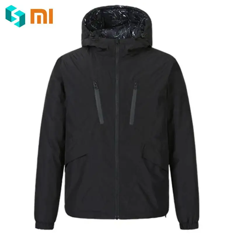 Xiaomi ULEEMARK модная мужская зимняя Осенняя пуховая куртка-s Мужская парка с обеих