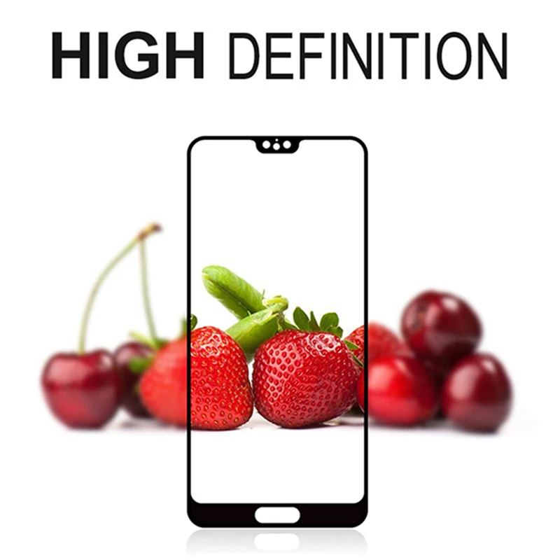 Закаленное стекло с полным покрытием для Huawei P20 Lite защита экрана защитное на huawei p