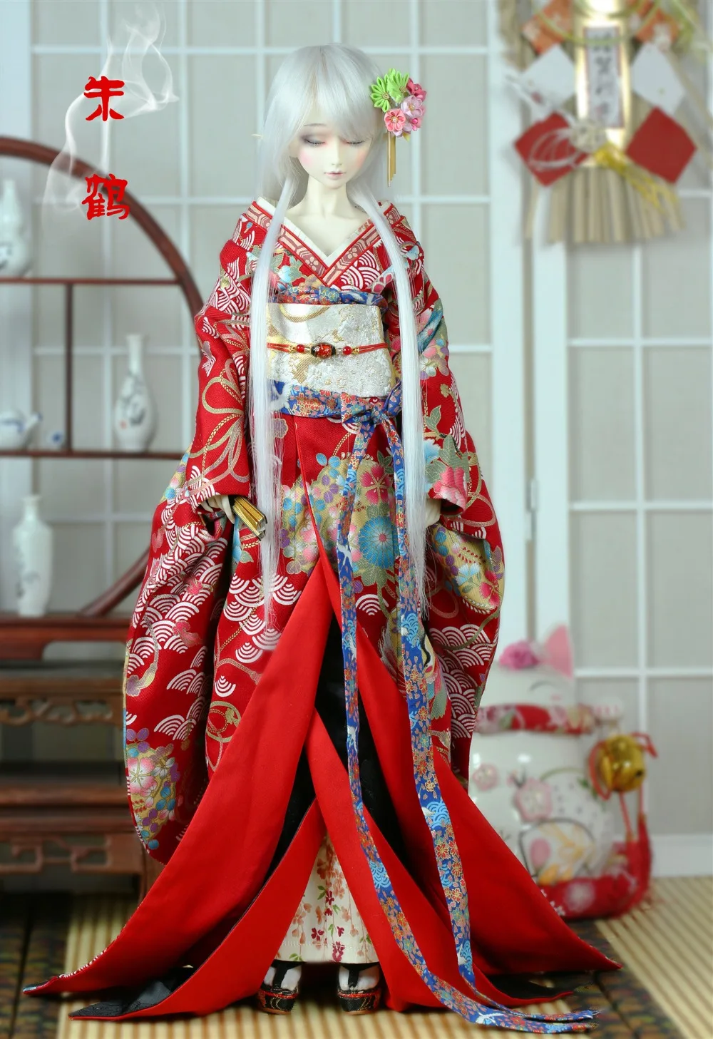 Кимоно для кукол BJD SD для 1/3 1/4 1/6 SD10 SD17, тонкое кимоно, аксессуары для кукол BJD