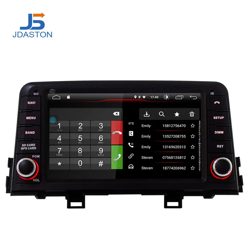 JDASTON Android 11 автомобильный мультимедийный плеер для KIA PICANTO MORNING 2017 2018 1Din