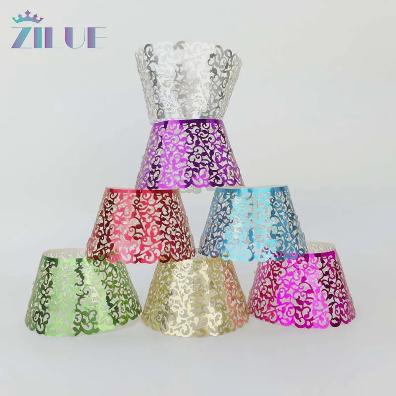 Zilue 50 шт./лот бумажная Кепка для торта 8*5*5 см белая пустотелая упаковка на день