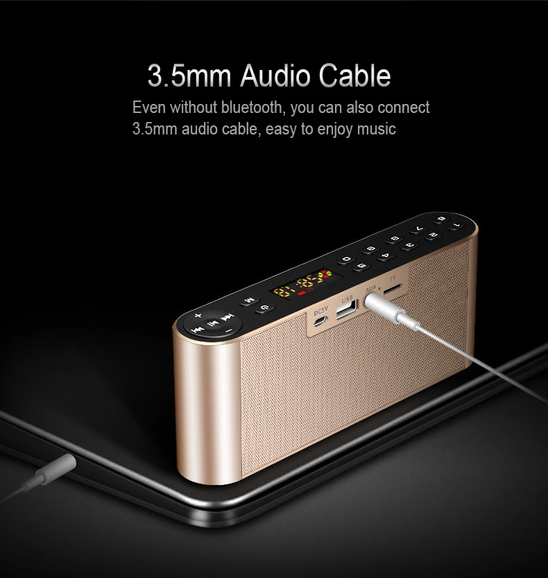 Latecomer Q8 Новый Bluetooth портативный динамик высокой четкости двойной беспроводной s с