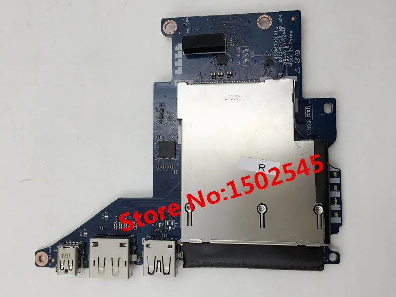 Оригинальная USB-интерфейсная плата для ноутбука HP ZBOOK 15 USB-плата со слотом карты