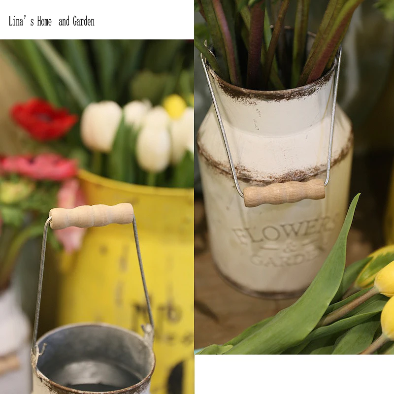 Влагозащищённый винтажный в возрасте белый маленький ручной работы старый