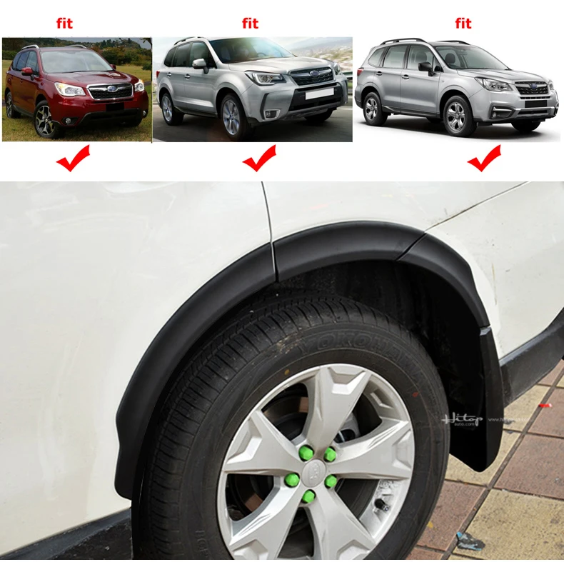 Новейшая для Subaru Forester колесная арка, крыло вспышки, крышка колеса, рама, Внешний протектор колеса. АБС пластик. в Азию