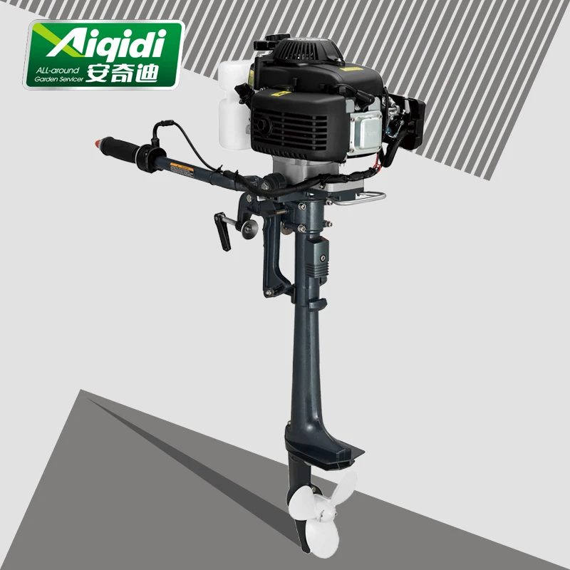 ANQIDI 4 тактный 4.0HP ветроохлаждающая подвесная машина Судовой двигатель морской
