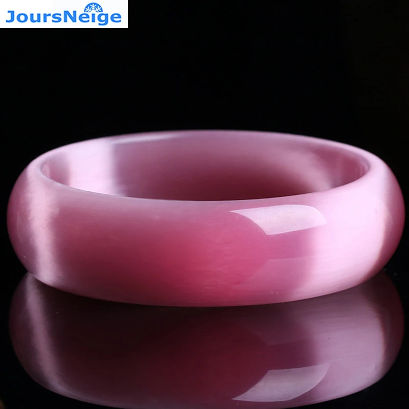 Женский браслет с кристаллами кошачий глаз Подарочный розовый натуральным